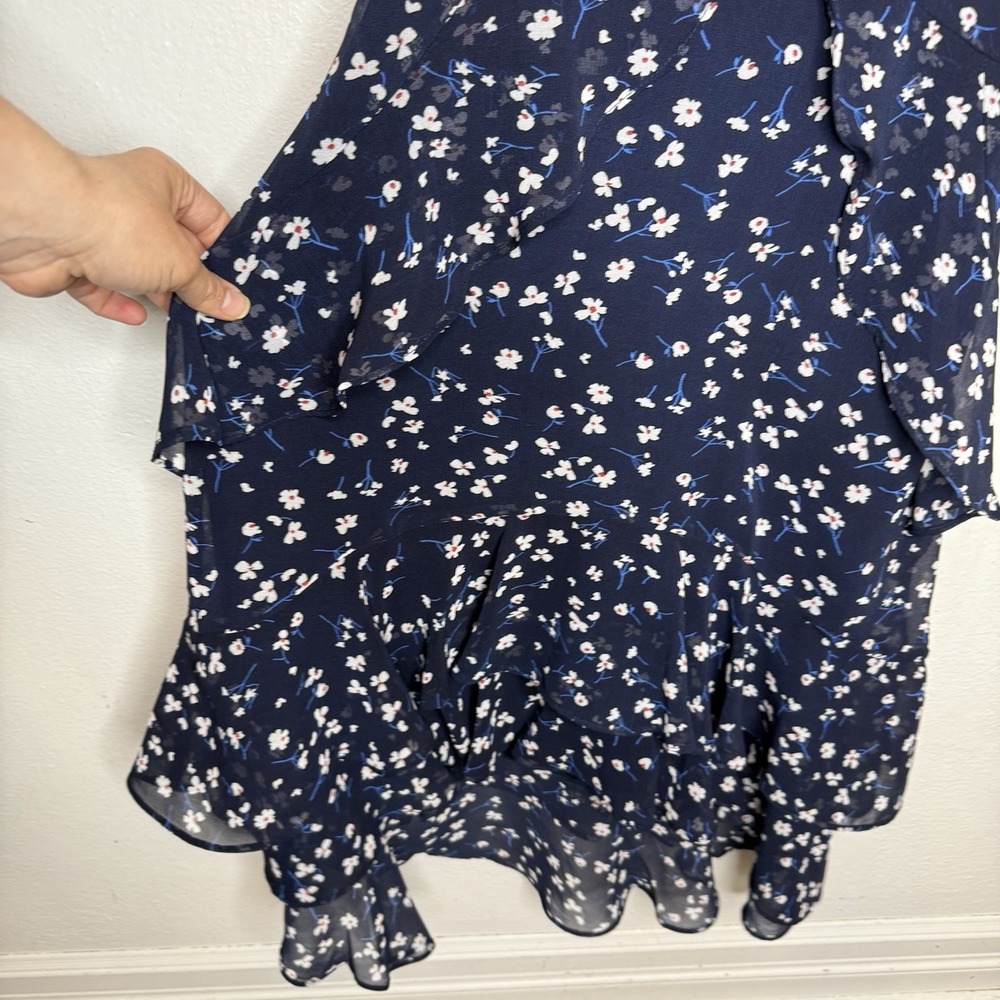 New Banana Republic Sleeveless Gauze Tiered Cool‎ Combo Dress Floral Women's 4 - Picture 4 of 10